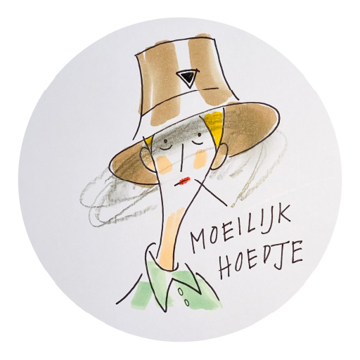 ‘Moeilijk hoedje’ - modemopje Piet Paris voor Kiki Niesten