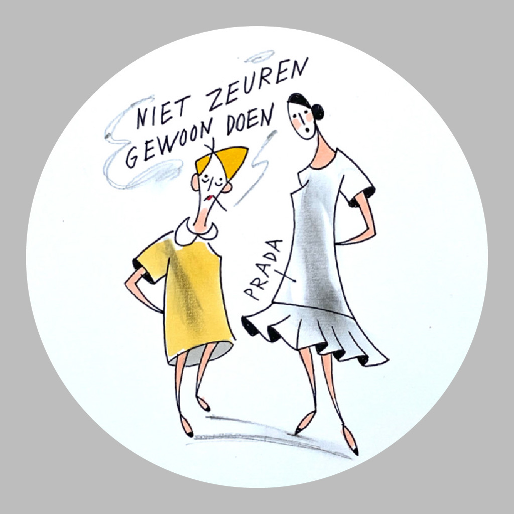 ‘Niet zeuren, gewoon doen’ - modemopje Piet Paris voor Kiki Niesten